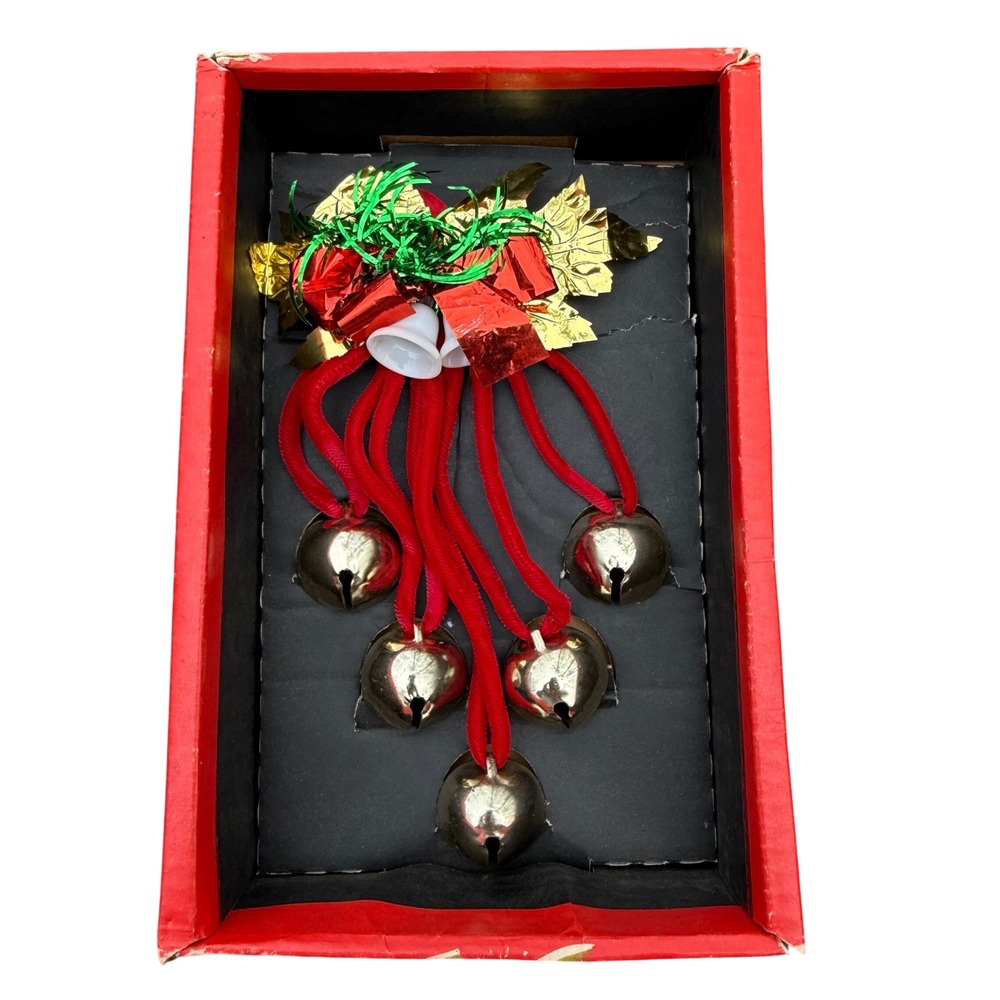 Vintage Christmas Bell Decoration Hanging Ornament Holiday Decor